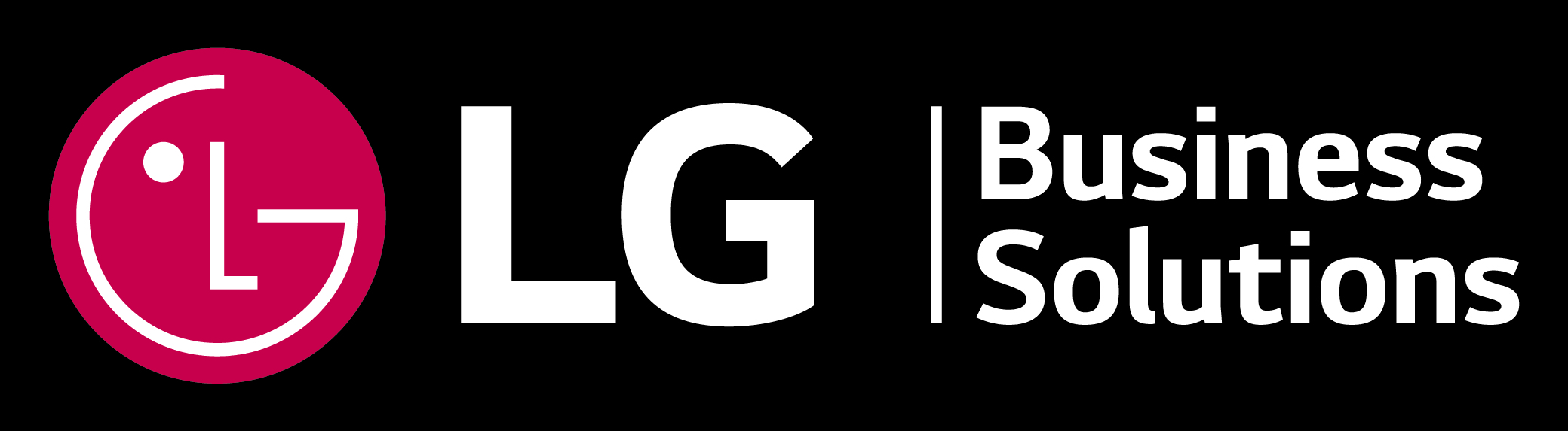 2. LG Business Solutions Logo 2D Black Background CMYK