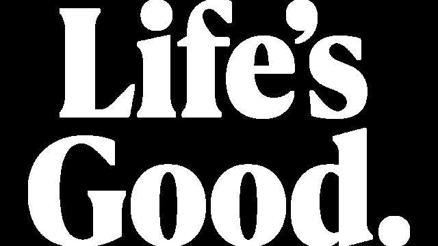 LGE Electronics Slogan Stacked Mono White RGB