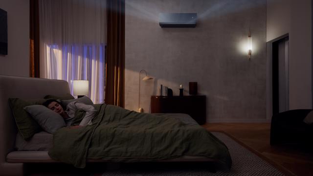 Residential Air Conditioner S3nm091l1c0 2025 Black Jpg Lifestyle A16 With Wind