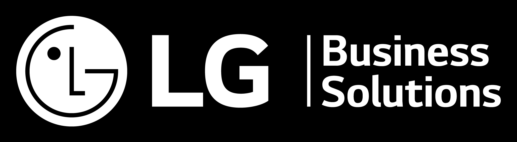 6. LG Business Solutions Logo White CMYK