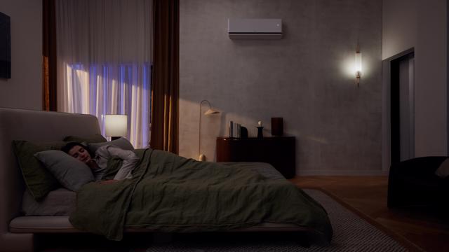 Residential Air Conditioner S3nm091l1ca 2025 White Jpg Lifestyle A16 Without Wind